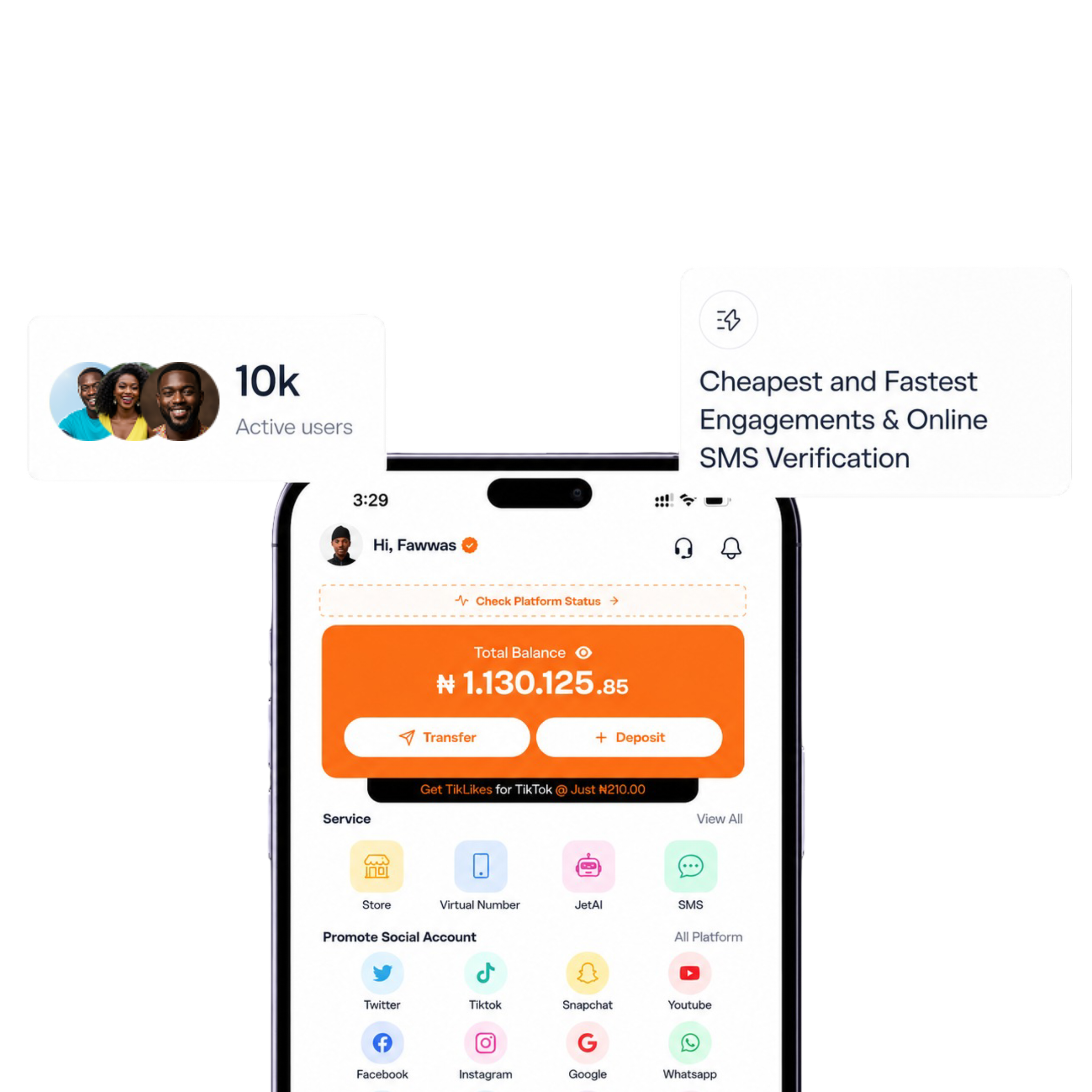 jetazap Dashboard Preview